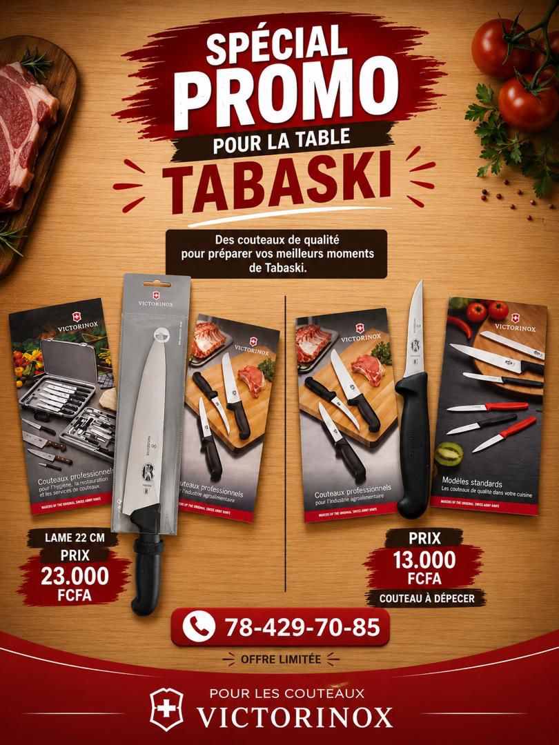 Promo Table Tabaski – Lames Pro