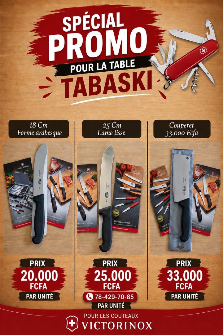 Promo Pour La Table Tabaski