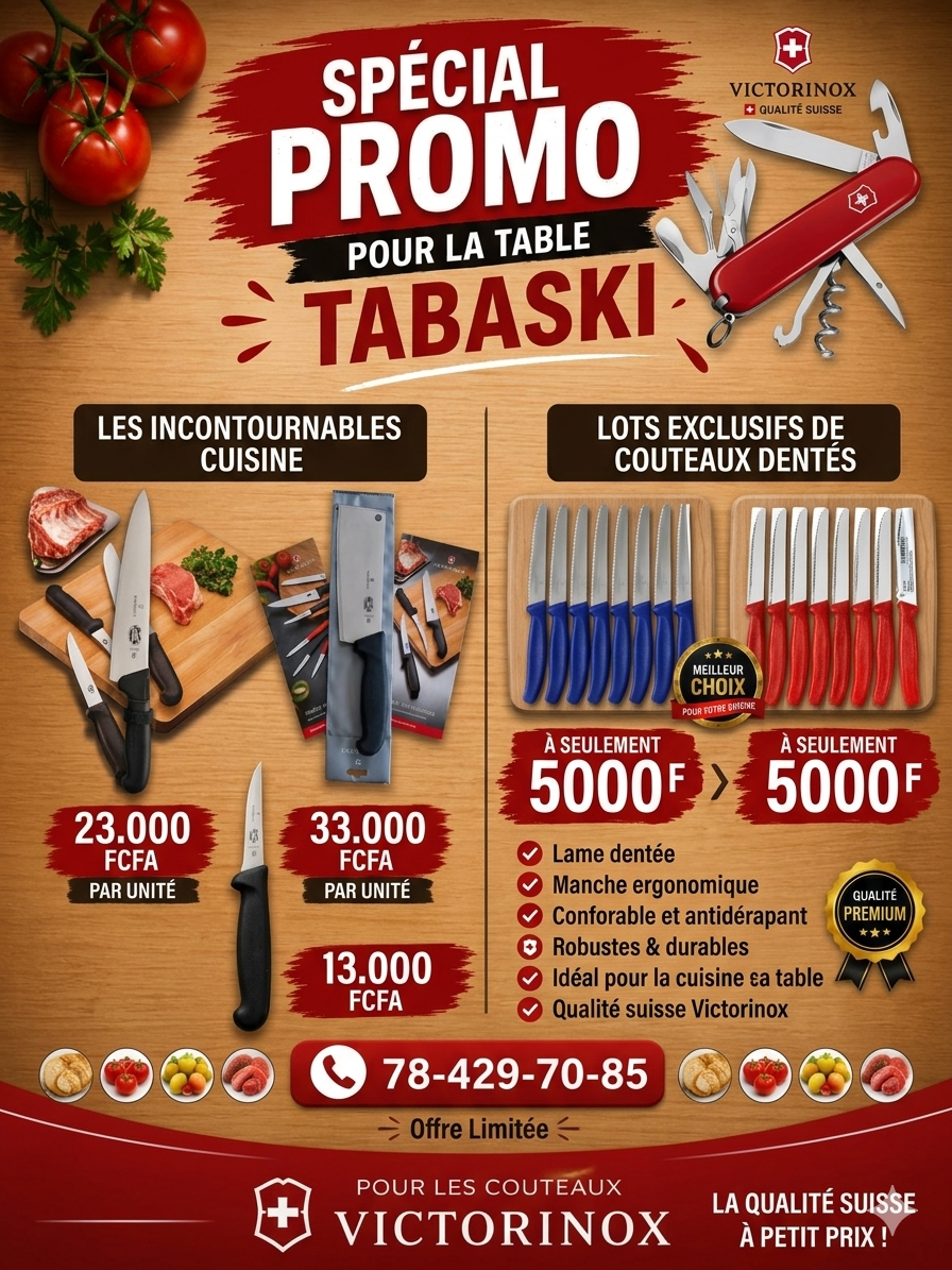 Victorinox Spécial Promo Tabaski – Collection complète